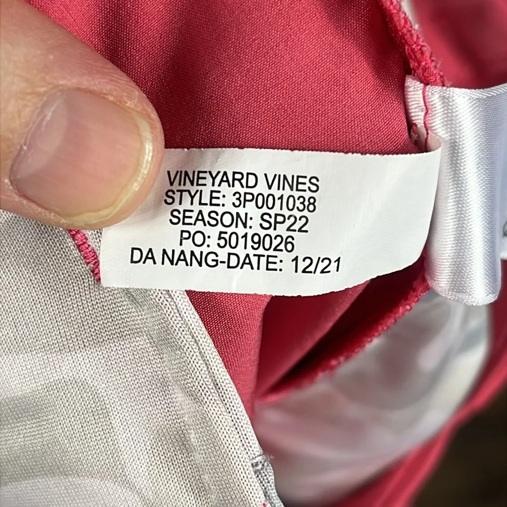 Vineyard Vines Boy’s Breaker Performance Pants‎ in Sailor Red (more of a pink).